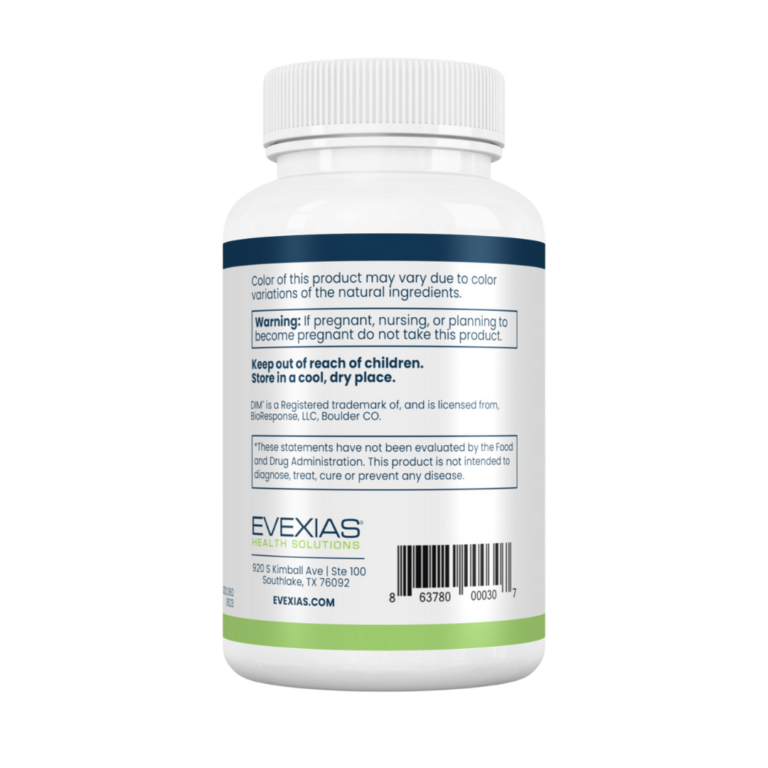 EVEXIAS_DIM_150MG_(60)_Bottle_Warning_Nutra_Label_vJUL2023