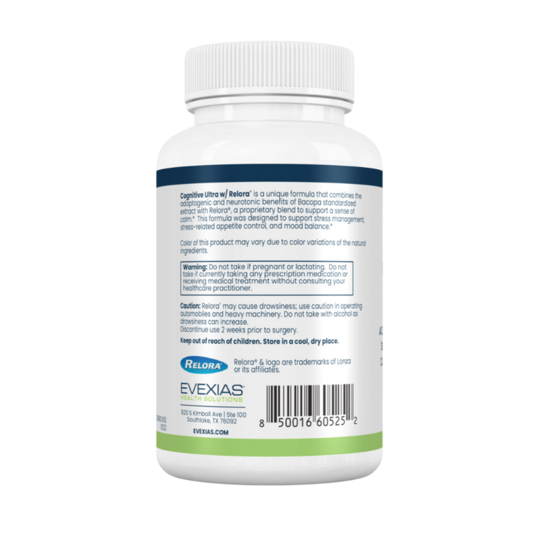 EVEXIAS_Cognitive_Ultra_W_Relora_Bottle_Warning_Nutra_Label_vJUL2023